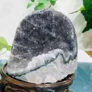 1363g Natural Amethyst Geode Mineral Specimen Crystal Quartz Energy Decoration