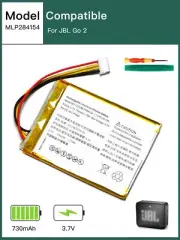 MLP284154 GO2/MLP284154 Speaker Battery for JBL Go 2 Go 2H 730mAh