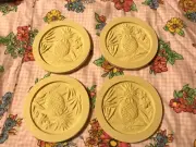 Terra Coasters in Box Tropical Theme Pineapples Flowers Sand Totally Absorbent