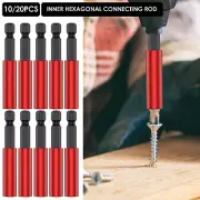 10/20Pcs Extension Bit Holder Magnetic Screwdriver Extension Quick Change guiqC