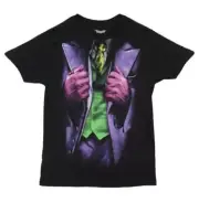Batman The Dark Knight Joker Night Tuxedo Costume Licensed Adult T-Shirt Small S