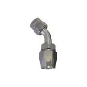 Aeroflow Kryptalon One Piece Full Flow Swivel Hose End 30 Degree Titanium -16AN