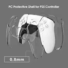 3Pcs Transparent Clear PC Cover Case Protector Skin for PS5 Controller
