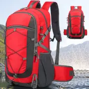 60L Hiking Camping Backpack Ergonomic Waterproof Hiking Daypack W/ Rain Cover