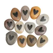 Fun Express Heart Worry Stones - 12 Pc.