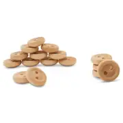 Unfinished Wooden Buttons for Crafts and Sewing 1/2 inch | Woodpeckers