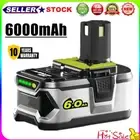 18V 6.0Ah Lithium Ion Battery For Ryobi P108 ONE Plus P102 P105 P107 130429032