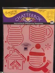 NEW! EK Success Chatterbox Stencils for Winter Journaling Projects Scrapbooking