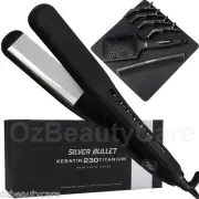 Silver Bullet Keratin 230 Titanium 38mm Wide Plate Hair Straightener