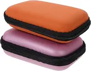 TEHAUX Portable Hard Drive Case Hard Drive Storage Box Stylish Organizer for Accessories