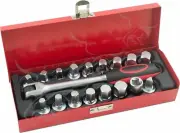 PK Tool 20PC 3/8DR Oil Drain Sump Plug Socket Bit Set Removal Wrench Tool Kit AU