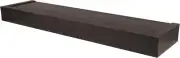 HIGH & MIGHTY 515609 Modern 24" Floating Shelf Holds up to 20Lbs, Easy Tool-Free