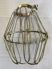 Steel Wire Bulb Cage - Clamp On Lamp Guard, Vintage Style Industrial Lighting