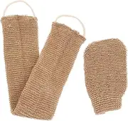 Lightweight Portable Bath Towel 2-pack Exfoliating Shower Brush for Back Body Scrubber Bath Supply Suitable for Daily Use at Home Travel