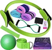 Betters Me Pilates Kit, Pilates Essentials Kit for Women, 11-Piece Portable Fitness Equipment for Core Strength, Stretching & Toning