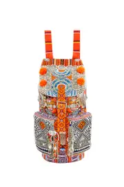 EMBROIDERED BACK PACK TREASURE CHEST