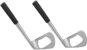 Alipis 1set Cue Can Opener Jar Opener Beer Bottle Opening Tool Zinc Alloy Silver 2pcs