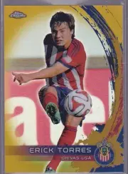 2014 Topps Chrome MLS Gold Refractors #52 Erick Torres 01/50!