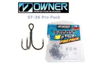 Owner 5836-981 ST36 BC Treble Fishing Hook Pro Bulk Pack #12