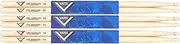 Vater Los Angeles 5A Wood Tip Hickory Drum Sticks, 3 Pair (VS3P5AW)