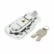 Wood Box Case Toolbox Spring Loaded Toggle Latch Catch Hasp 3.5-inch w Keys