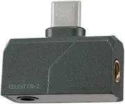 Celest Portable IEM DAC, in Ear Monitor Amplifier, USB C to 3.5/4.4mm Output Headphone Amplifier, High Resolution 32bit/384kHz, HiFi Mini Earbuds Amp for Phone/PC (Green)