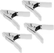 HOMSFOU 4pcs Heavy Duty Plastic Spring Clamps for Photography Durable Clips for Hanging Backdrops Portable and Lightweight Design Prevents for Various Scenes and Uses