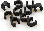 Juscycling MTB Bike Road Bicycle Cable Clamps c-Clips housing Hose Guide for Brake derailleur Shifter 10 pcs/lot