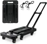 LELYFIT Moving Platform Hand Truck, 440lb Trolley Cart with 6 Wheels Heavy Duty