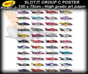 Slot.it PGRC-2 - 1:32 scale slot car Group C Legend poster - printed 2019