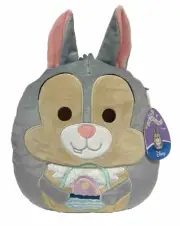 Disney Squishmallow Thumper 10" stuffed plush rabbit easter egg NWT