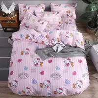 在飛比找蝦皮購物優惠-Hello Kitty床包組卡通可愛床包組 時尚凱蒂 KT床