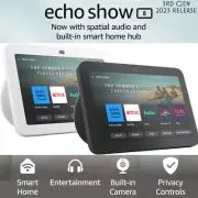 New 2023 Amazon Echo Show 8 (3rd) Gen With Spatial Audio, Smart Home Hub, Alexa