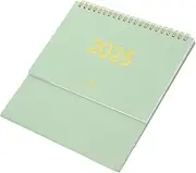 TEHAUX Cute Monthly Desk Calendar Academic Year Portable Standing Calendar with Thick Decorative Design for Office and Study