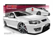 FPV UTES BF BF TORNADO WINTER WHITE TWIST A1 STRETCHED CANVAS (FV260T)