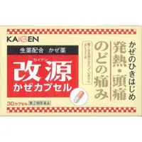 在飛比找比比昂日本好物商城優惠-改源 KAIGEN 生藥 感冒 膠囊 30粒 [單筆訂單限購