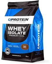 Uprotein Whey Protein Isolate Premium + XHL, Double Choc, 2kg (50 Serves) | Advanced WPI Formula with Enzymes | Lean Muscle, Ultra Low Carb for Men & Women