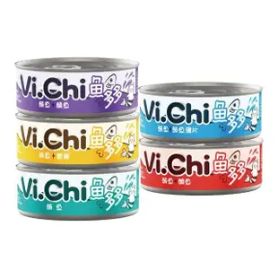 【Vi.chi 維齊】魚多多點心貓罐 80g*24罐組(貓罐、貓副食罐 全齡貓)