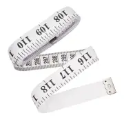 Cloth Tape Measure for Body 300cm 120 Inch Measuring Tape for Tailor White