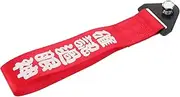 GARVALON Racing Tow Strap with Tie Down Hooks Decorative Car Bumper Hook for Enhanced Vehicle Aesthetics Vibrant Colors Eye Catching Design for Car Enthusiasts and Racing Fans