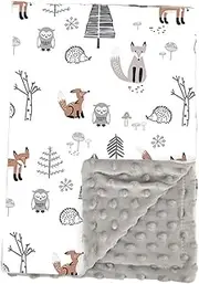 BESTonZON Double Beanie Blanket Newborn Crib Bath Towel Newborn Washcloths Wrapping Towel Blankets for Blanket for Plush Throw Blankets Blankets Crystal Velvet
