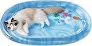 Water Sensory Mat for Cats, Cooling Bed for Cats | Waterproof Stain-resistant Thermoregulating Mat for Medium Dogs Puppies and Kittens