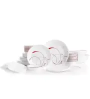 Correlle Vitrelle 78 Piece Service For 12 Dinnerware Set, Classic Splendor