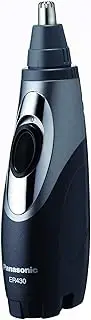 Panasonic ER430 Nose and Ear Hair Trimmer with Vacuum Cleaning System, Black, 180 Grams
