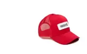 Youth-Size Case IH Logo Hat, Red Mesh