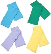 [WRITWAA] 4-Pack Uv-Resistant Half Finger Sun Protection Gloves Easy-on/Easy-Off Non-Slip Outdoor Glove Sunproof Hand c