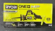 Ryobi PSBRS01B ONE+ HP 18V Brushless Compact One-Handed Reciprocating Saw