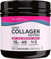 NeoCell Super Collagen Powder, 6,600mg Collagen Types 1 & 3, unflavored, 14 Ounce (Packaging May Vary)