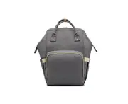 Multifunctional Large-capacity Mummy Bag Portable Mother-to-child Bag - DARK GREY