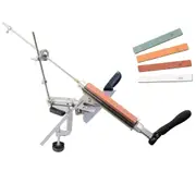 Professional Edge Knife Sharpening Fix-angle Sharpener System with 4 Stones